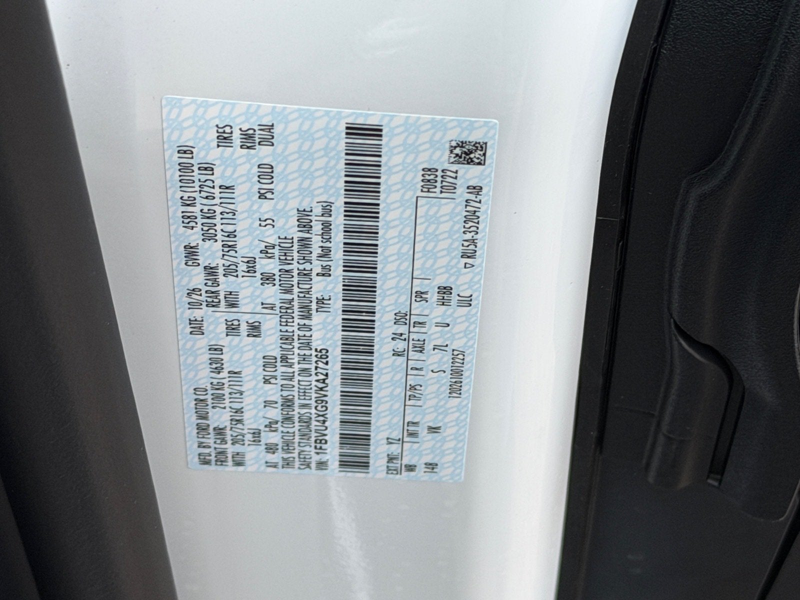 2027 Ford Transit Passenger Wagon Passenger Van XL