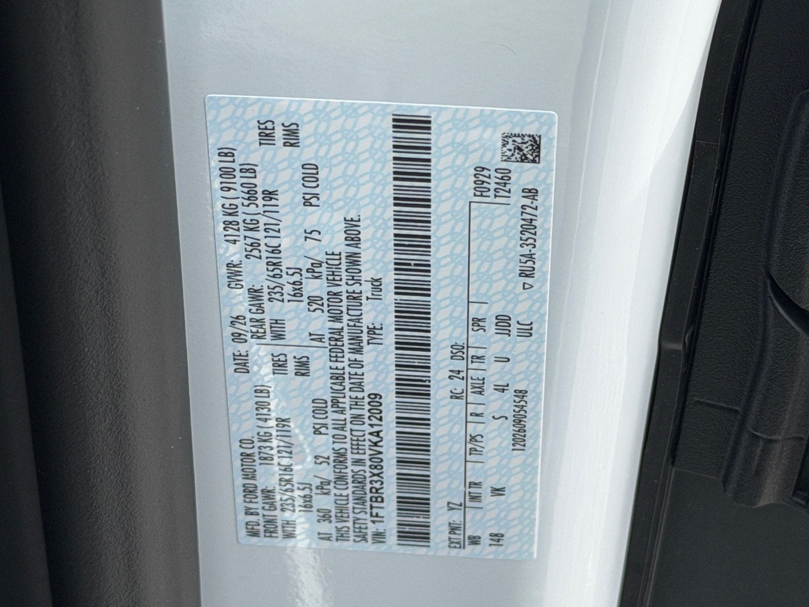 2027 Ford Transit Cargo Van Base