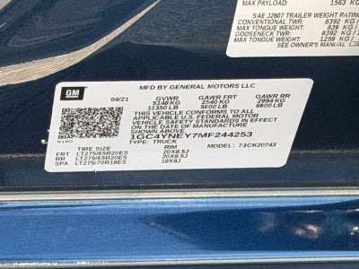 2021 Chevrolet Silverado 2500HD LT