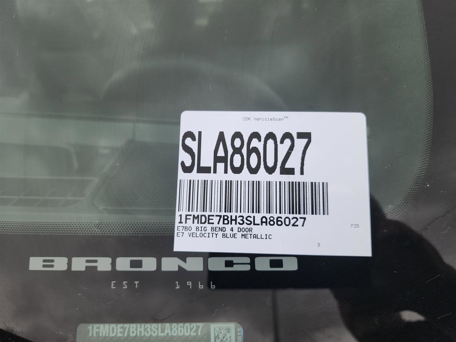 2025 Ford Bronco Big Bend