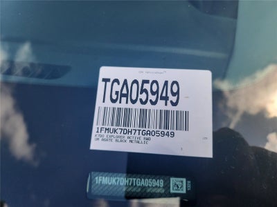 2026 Ford Explorer Active with 200A Pkg