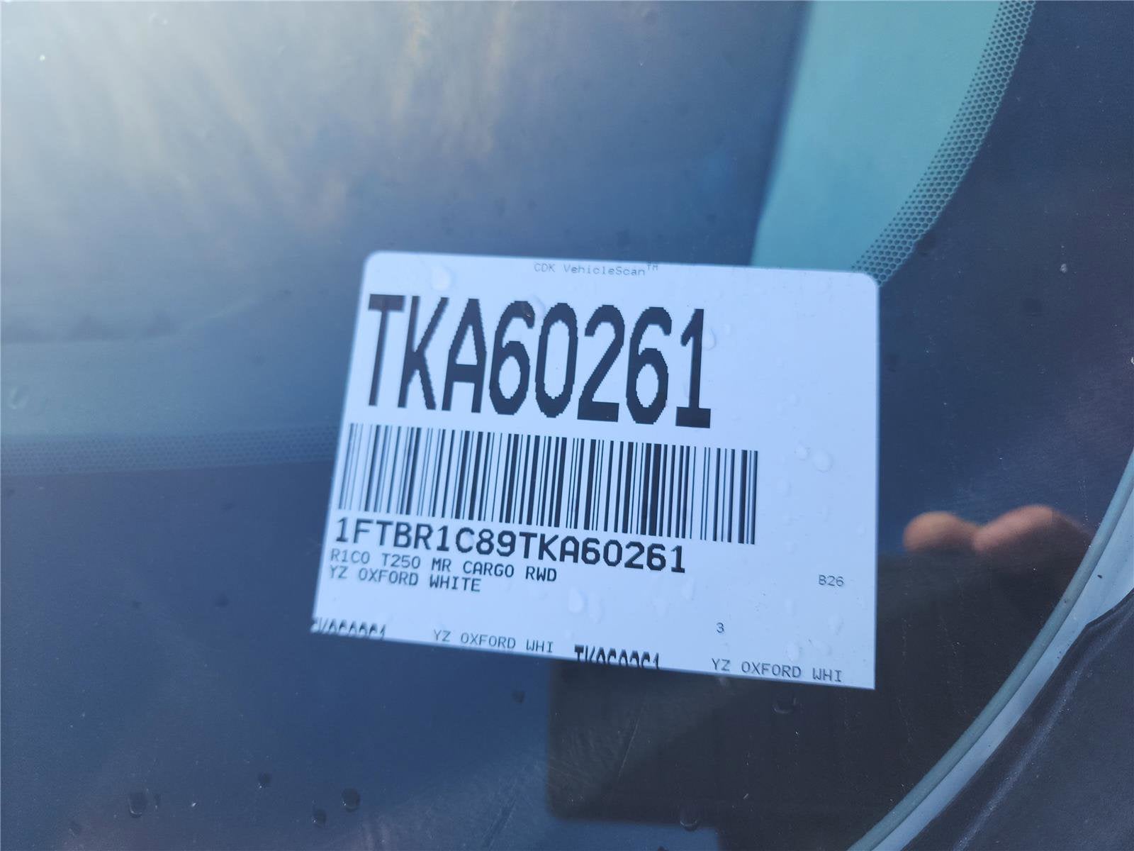 2026 Ford Transit Cargo Van T-250 148" Med Rf 9150 GVWR RWD