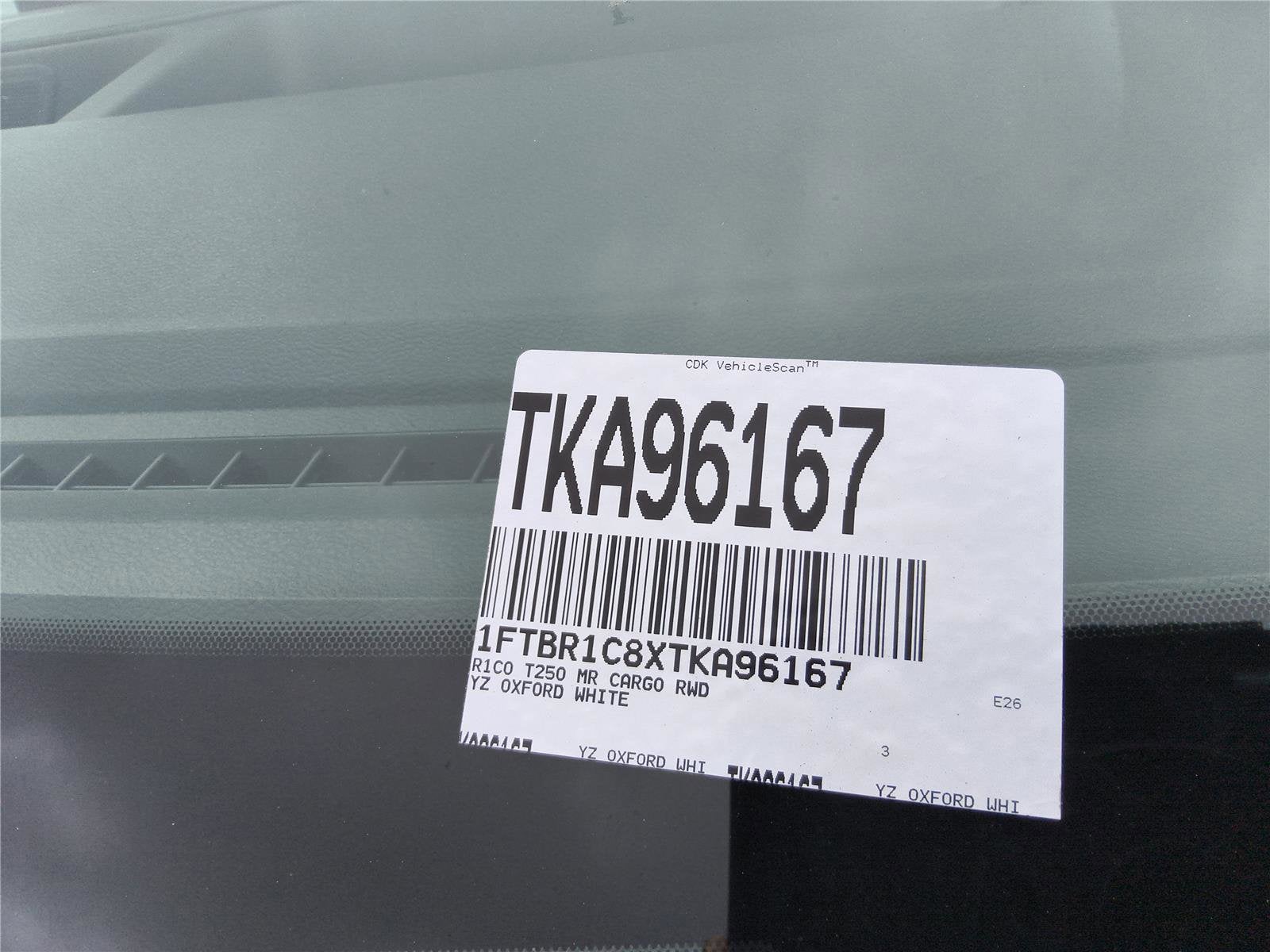 2026 Ford Transit Cargo Van Base
