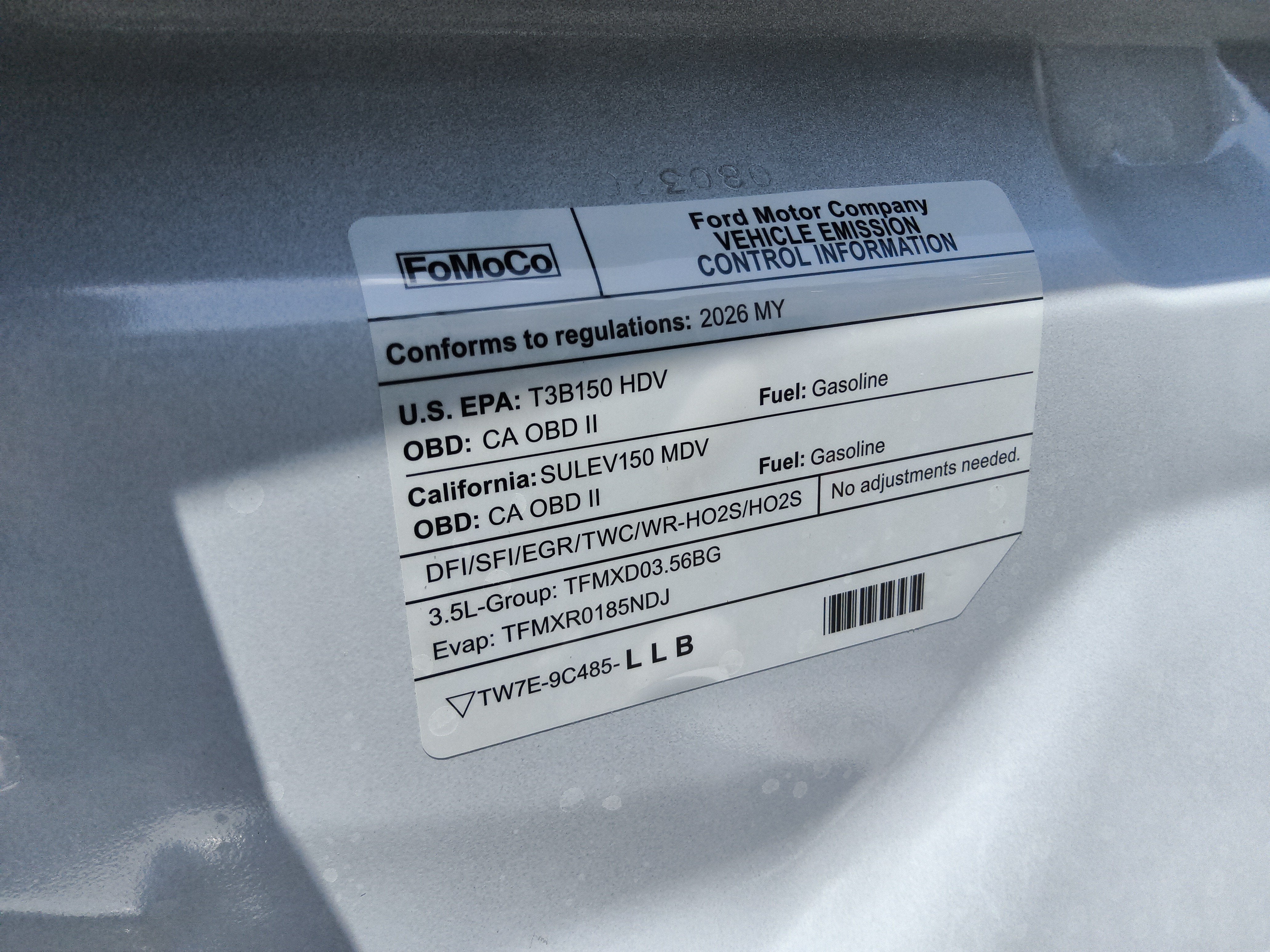 2026 Ford Transit Cargo Van Base