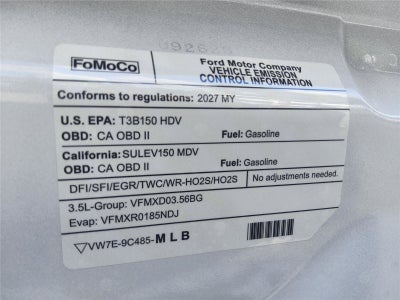 2027 Ford Transit Cargo Van Base