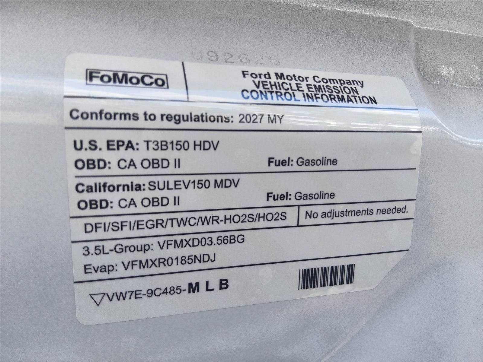 2027 Ford Transit Cargo Van Base
