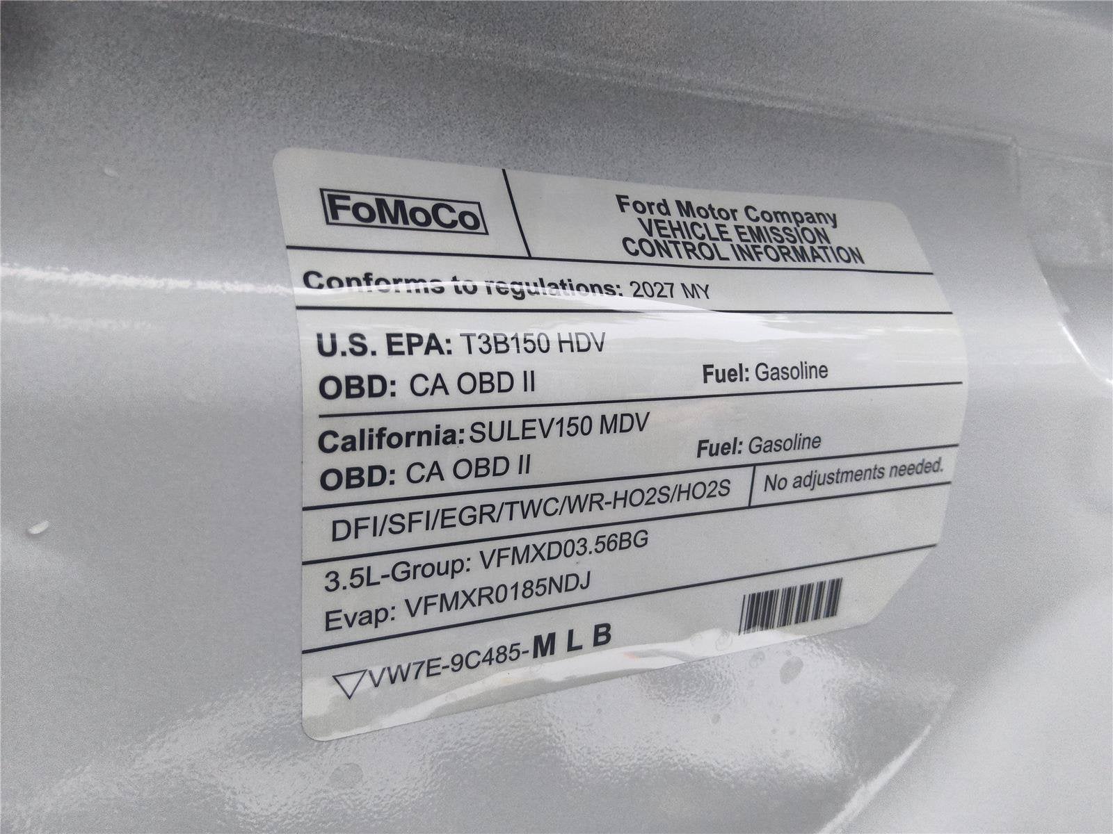 2027 Ford Transit Cargo Van Base