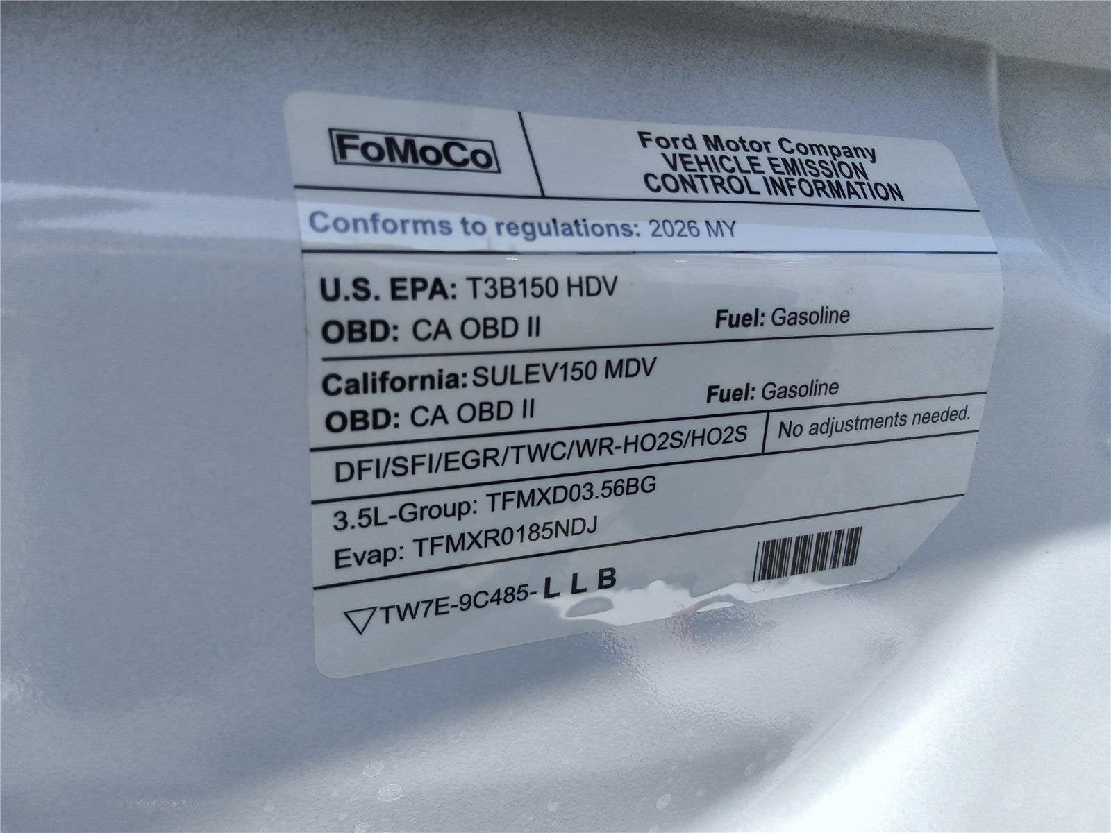 2026 Ford Transit Cargo Van Base
