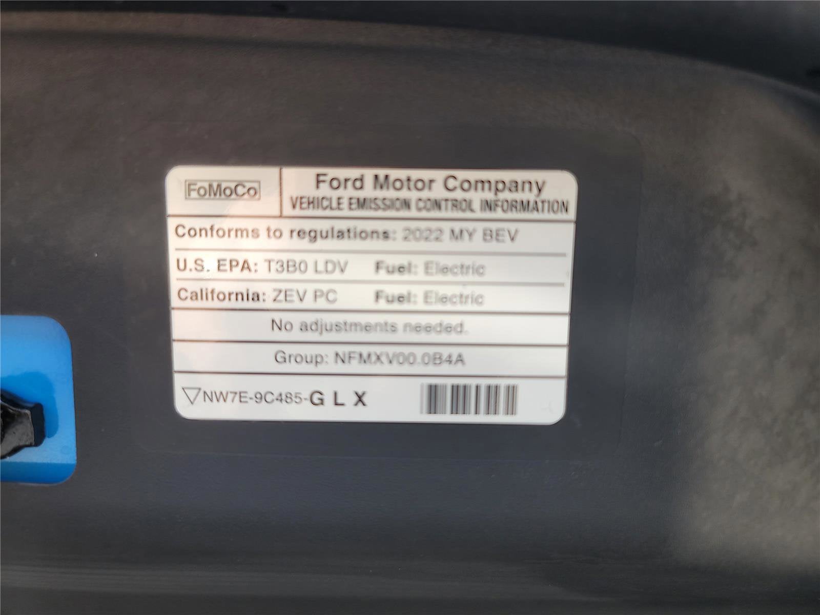 2022 Ford Mustang Mach-E California Route 1