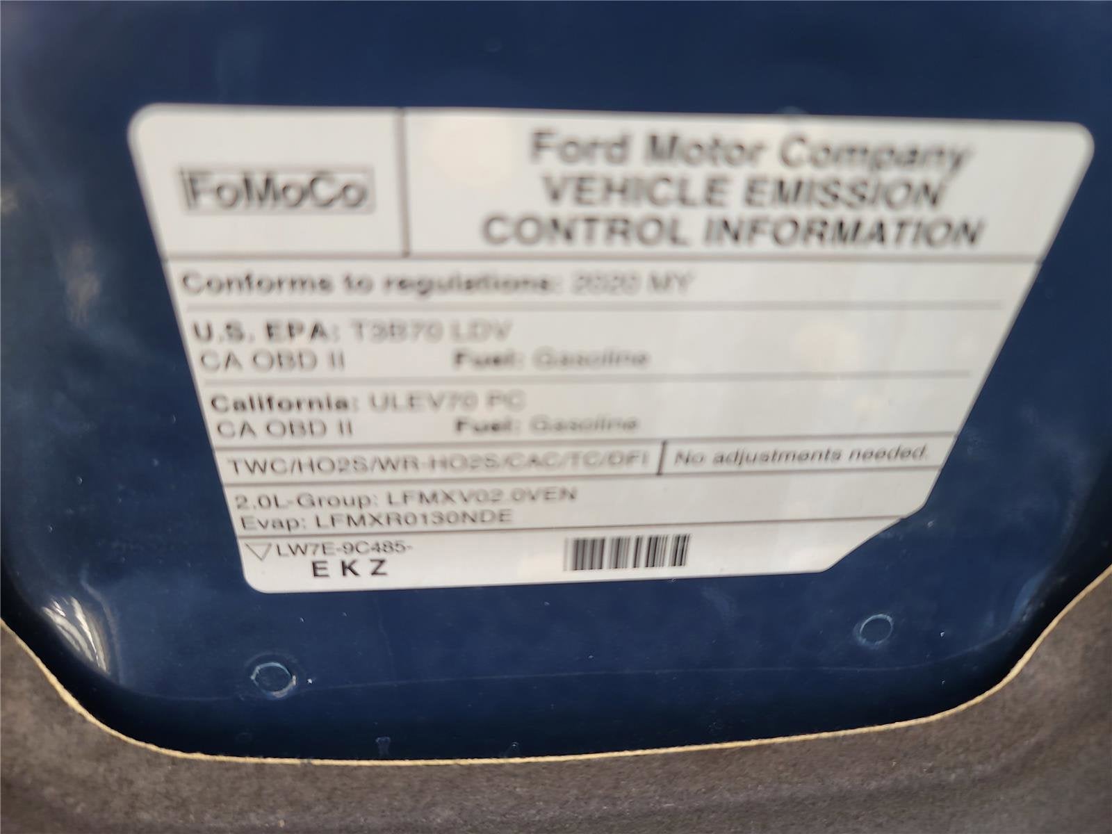 2020 Lincoln MKZ Reserve