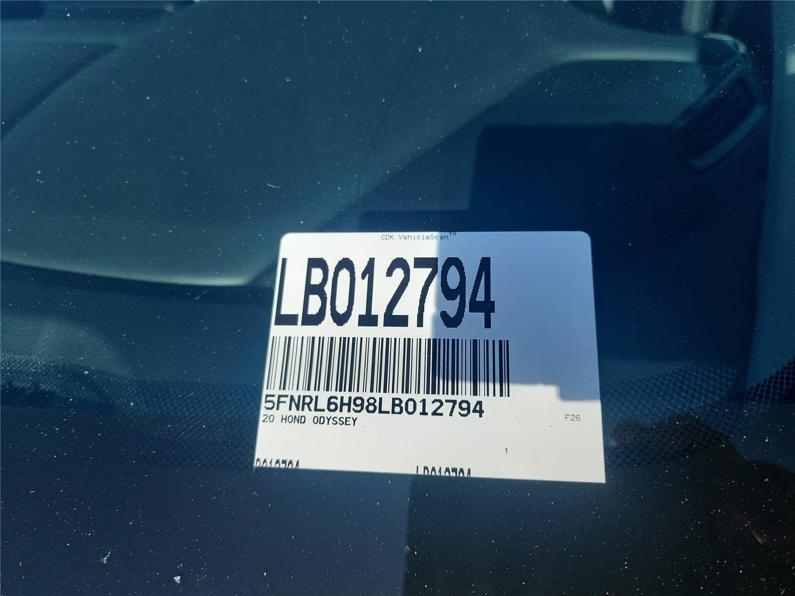2020 Honda Odyssey Elite