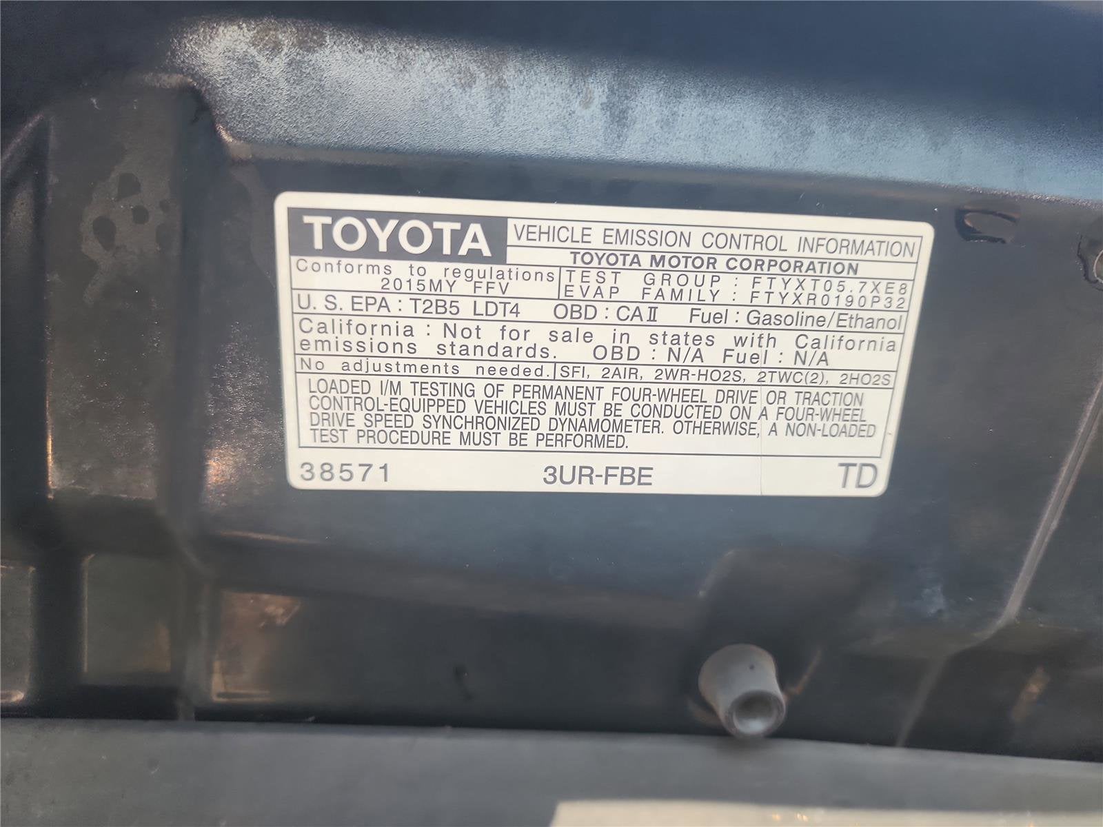 2015 Toyota Tundra 4WD Truck SR5