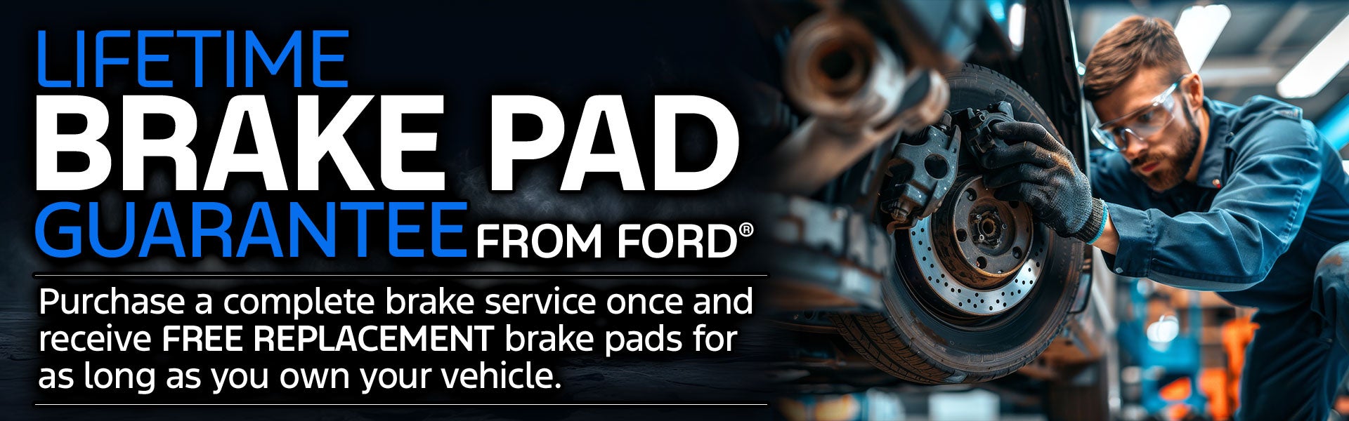 Lifetime Brake Pad Guarantee at Al Packer Ford
