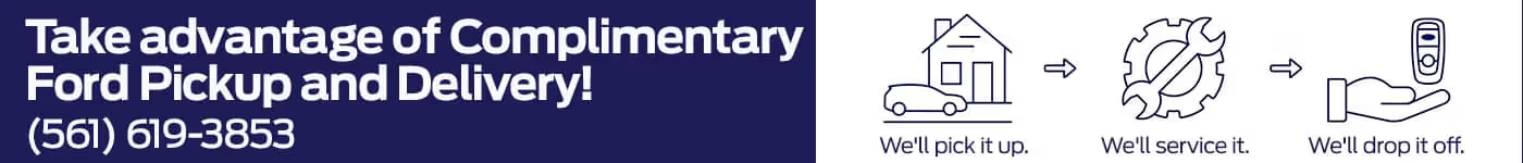 Take advantage of Complimentary Pickup & Delivery! Call 561-619-3853